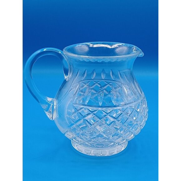 Vintage Waterford Lismore Diamond Cut Crystal Pitcher/Vase 32 Oz 6" Tall Elegant - Picture 16 of 16